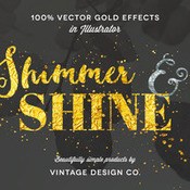 Creativemarket Shimmer and Shine 100percent Vector Gold 236592 icon