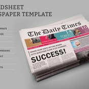 Dailytimes newspaper template icon