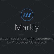 Markly app specs plugin for photoshop icon