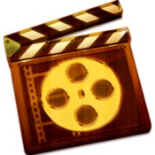 Movie edit video editor video icon