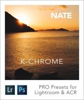 Nate k chrome lightroom and acr presets icon