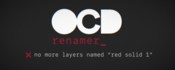 Ocd renamer for after effects icon