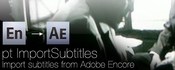 Pt importsubtitles for after effects icon