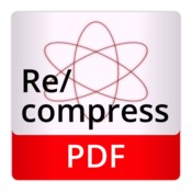 Recompress pdf optimization and recompression icon