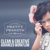 The clean and creative advanced workflow set lightroom presets icon