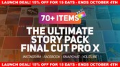 The ultimate story pack final cut pro x and apple motion icon