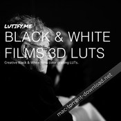 Lutify me black and white films 3d luts icon