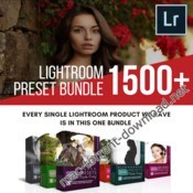 1500 lightroom presets bonus brand new bundle icon
