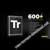 600 pack transitions light leaks color presets sound fx icon