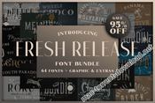 Fresh release font bundle 3533058 icon