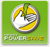 Faronics power save manage computer resources during downtime save energy icon