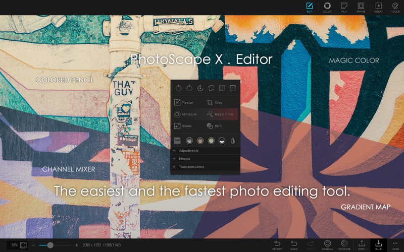 PhotoScape X - Photo Editor Screenshot 1