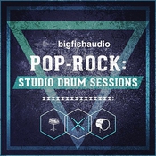 Big fish audio pop rock studio drum sessions logo icon