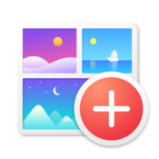 Photo wall collage maker icon