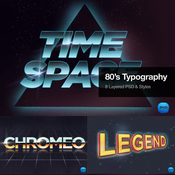 Creativemarket 80s Typography Text Effects 79756 icon