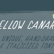 Yellow canary font 419961 icon