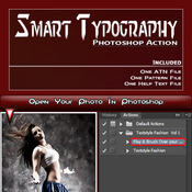 Smart typography ps action 11108449 icon