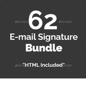 62 email signature bundle 12486885 icon