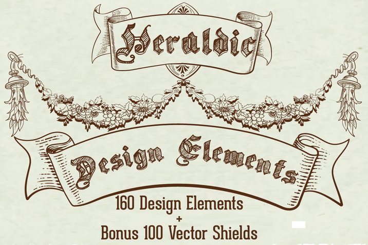 Creativemarket_Heraldic_Design_Elements_cap01