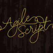 Creativemarket Agile Script Typeface 332882 icon