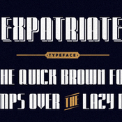 Creativemarket Expatriate Typeface 60667 icon