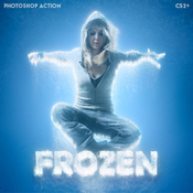 Frozen ice photoshop action 13499885 icon