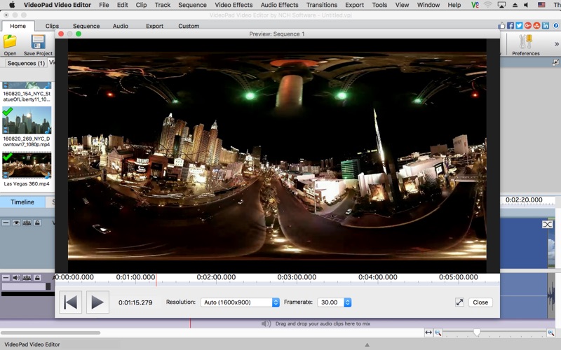 VideoPad Video Editor Screenshot 4