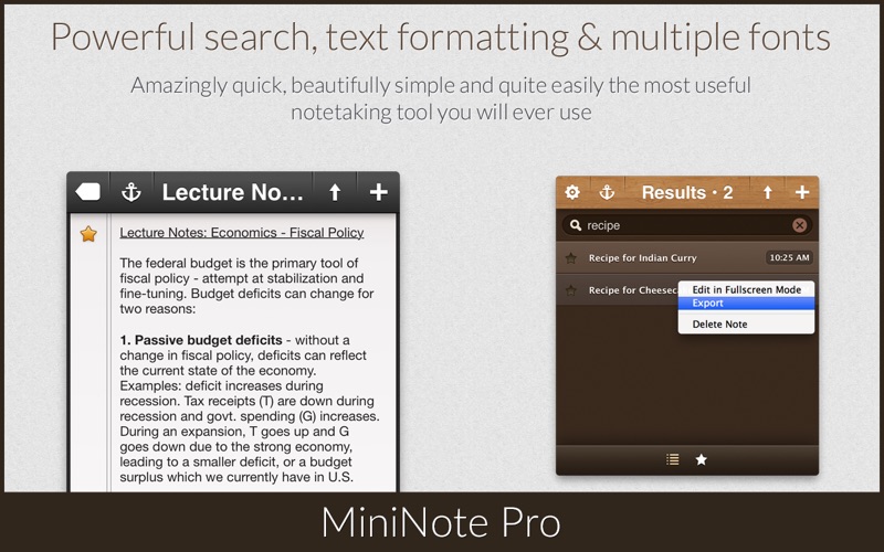 MiniNote Pro Screenshot 3