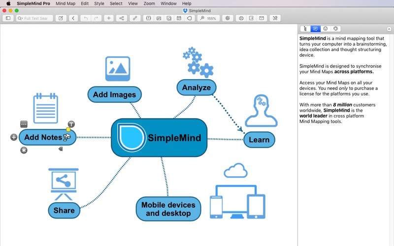 SimpleMind - Mind Mapping Screenshot 1