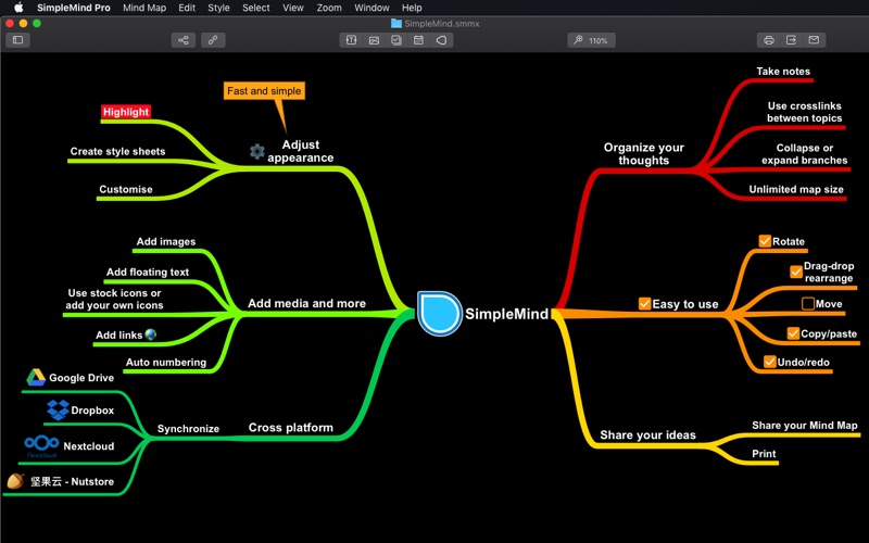 SimpleMind - Mind Mapping Screenshot 2