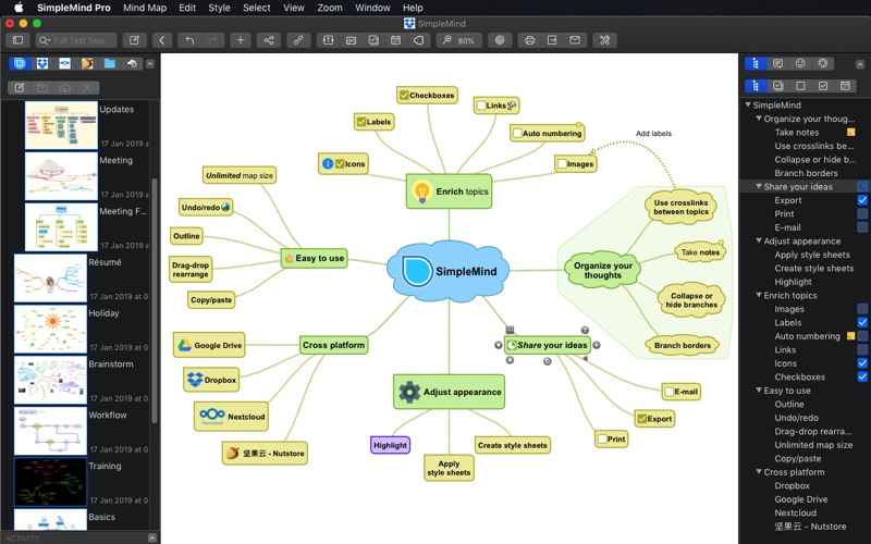 SimpleMind - Mind Mapping Screenshot 4