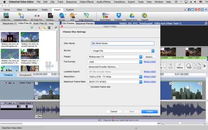 VideoPad Video Editor Screenshot 5 tawjwey