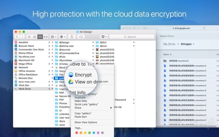 CloudMounter: cloud encryption Screenshot 02 1gft1zvy