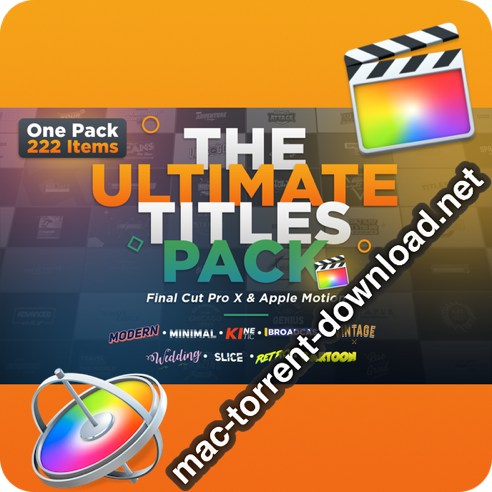 The Ultimate Titles Pack Final Cut Pro X Apple Motion 24335454 icon